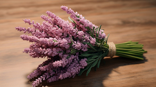 一束紫色的薰衣草背景图片