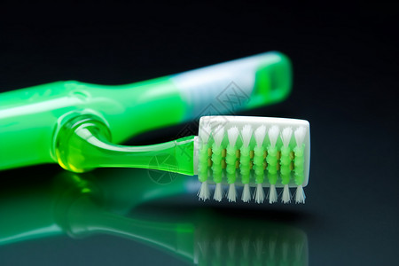 牙科专用的口腔牙刷背景图片