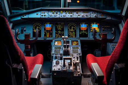 飞机的控制室图片