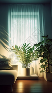 室内家居的绿植盆栽图片