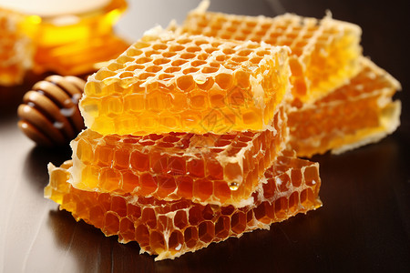 蜂胶液营养丰富的蜂蜜背景