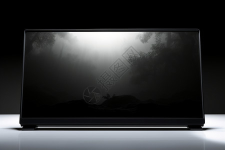 液晶屏素材液晶屏的黑色电视机背景