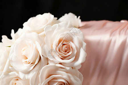 玫瑰花装饰品背景图片
