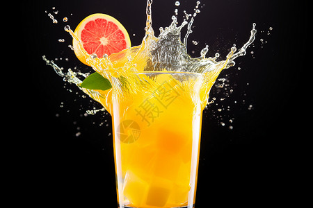 快乐柠檬快乐的橙汁设计图片