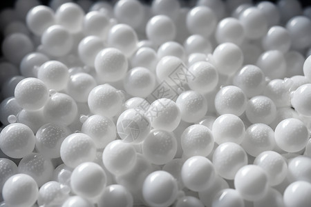 白色塑料球背景图片