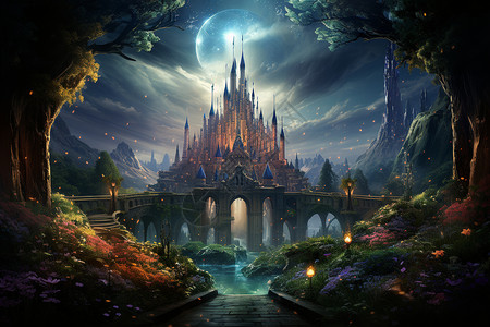 梦幻的城堡图片