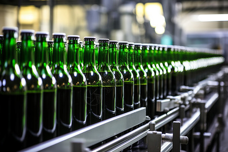 啤酒工业图标工业啤酒生产工厂背景
