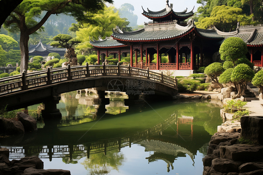 中式园林景观建筑图片