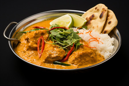 印度美味咖喱高清图片