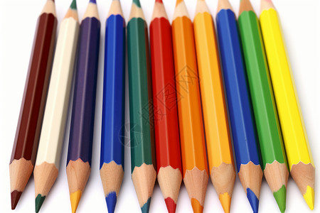 彩色铅笔背景图片