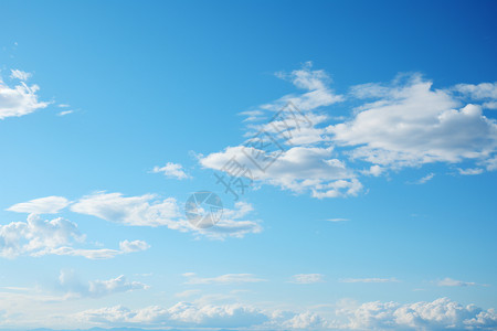 天蓝色白色美丽的蓝天白云背景