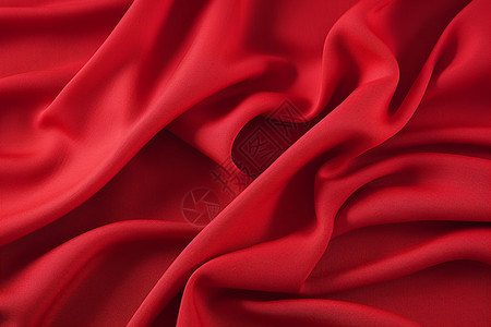 红色光滑的丝绸背景图片