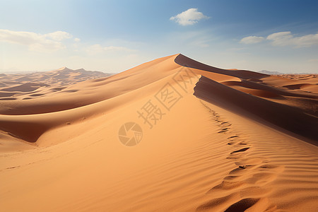 黄色的沙漠沙漠空旷动漫高清图片