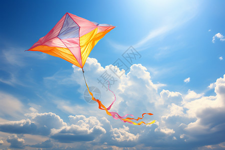 漂亮的风筝漂亮的光束高清图片