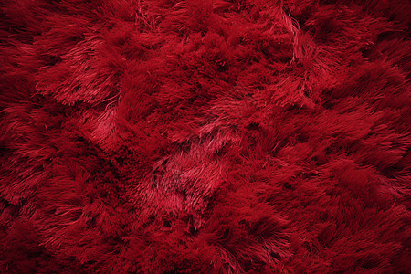 红地毯的柔软面料背景图片