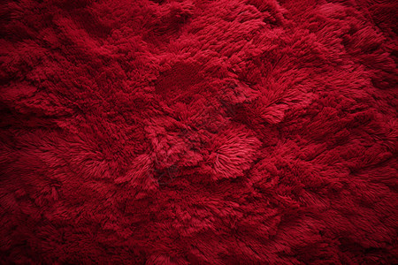 柔软的红色地毯面料背景图片