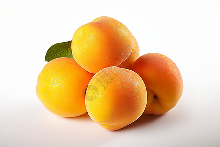 多汁的黄桃图片