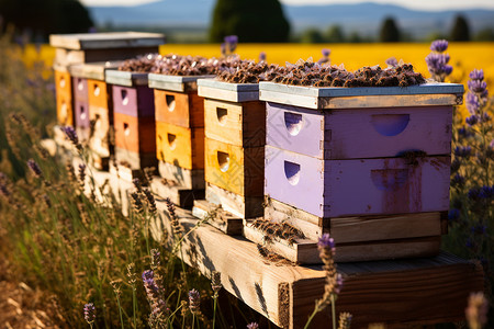 农业养殖的蜜蜂图片