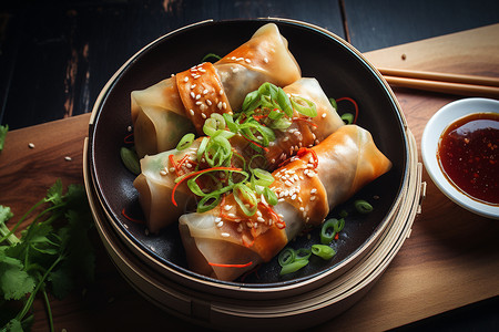 传统特色美食的卷饼图片