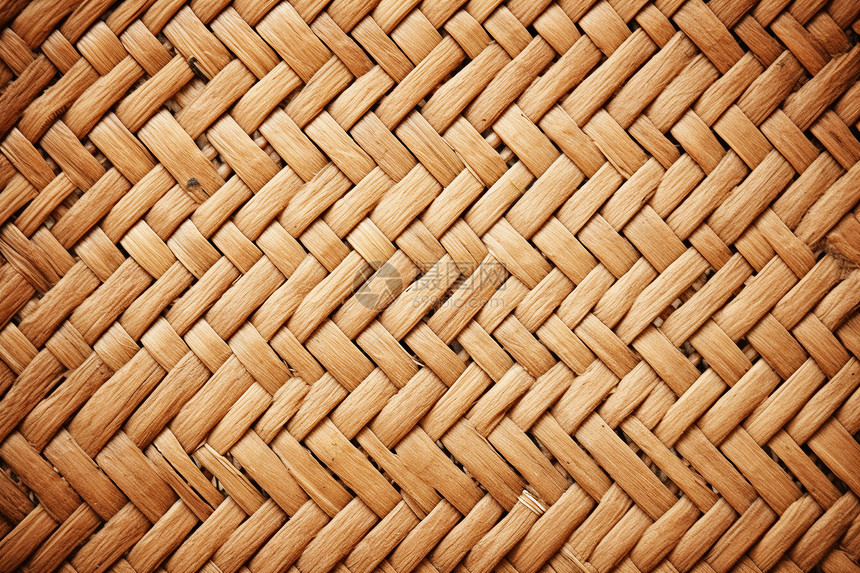 传统手工编制的柳条背景图片