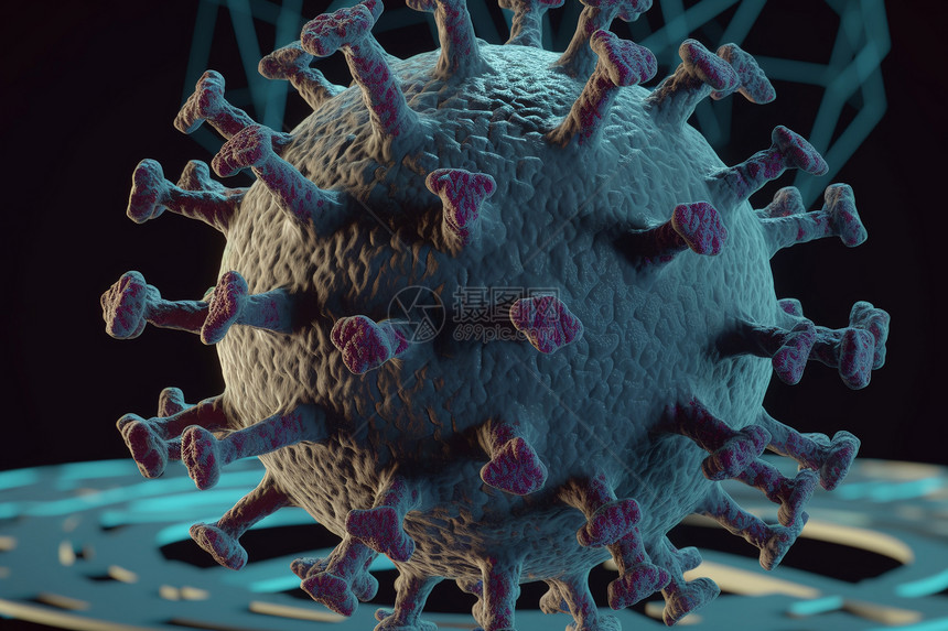 病毒3D模型图片