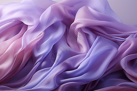 渐变风劳动节紫色渐变流动织物背景
