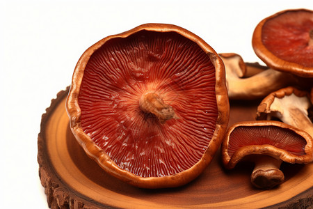 美味的香菇生物补片素材高清图片