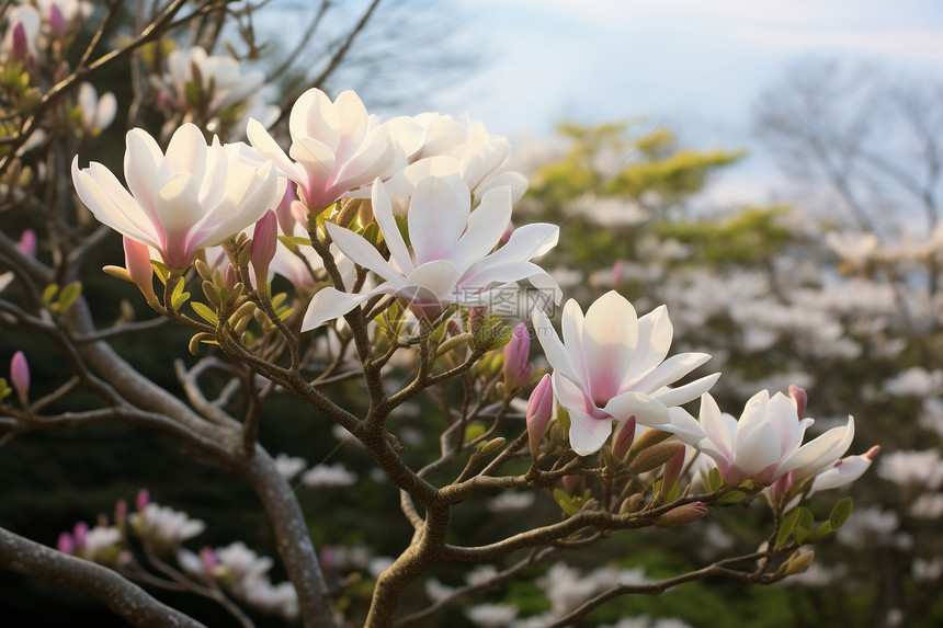 美丽的木兰花图片