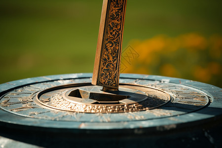 古代测量时间的日晷图片