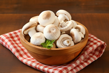 食用口蘑背景图片