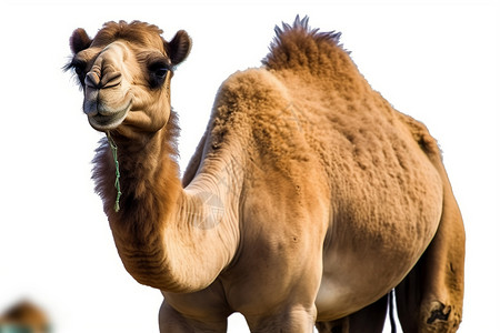 单峰驼高大且可爱的骆驼背景