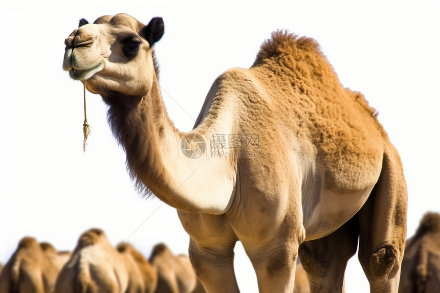 可爱且高大的骆驼图片