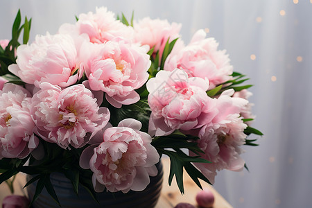 粉红色花束背景图片