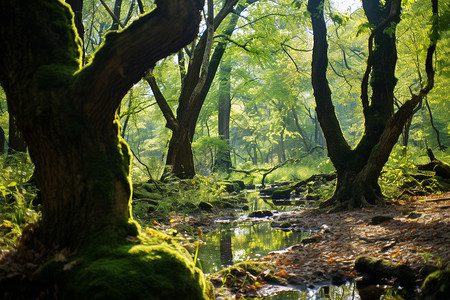 森林的自然环境图片