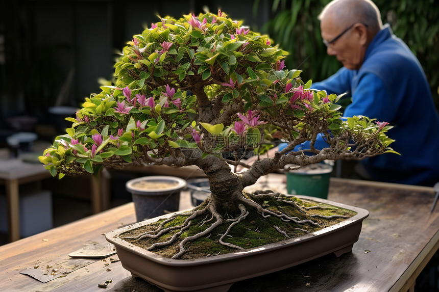 室内植物盆景图片