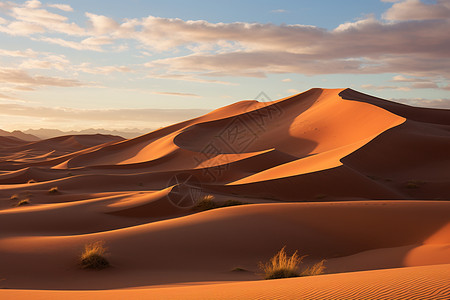 撒哈拉沙漠景观高清图片
