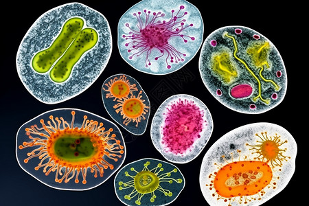 生物细胞背景图片