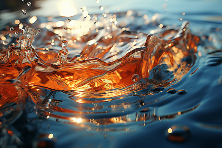 泼水的素材水滴的动态效果设计图片