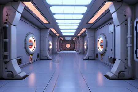 车间6S未来科幻的飞船设计图片