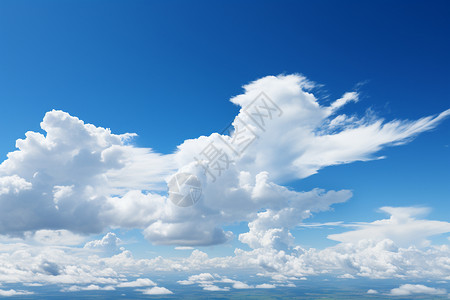 蓝蓝的天空白白的云图片