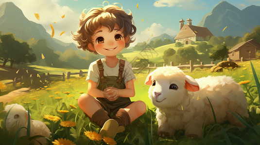 小羊和玛丽图片