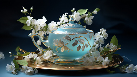 茶壶古代白藤高清图片