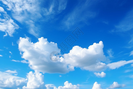 蔚蓝的天空背景图片