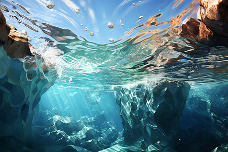 海洋的动态海底动态素材高清图片