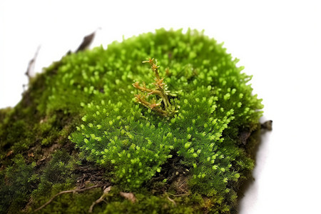 苔藓植物背景图片