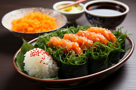 日本的美食日本海藻高清图片