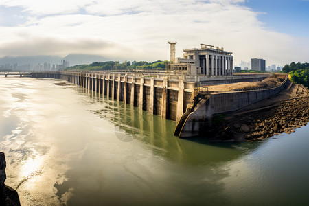 工业水力发电站图片