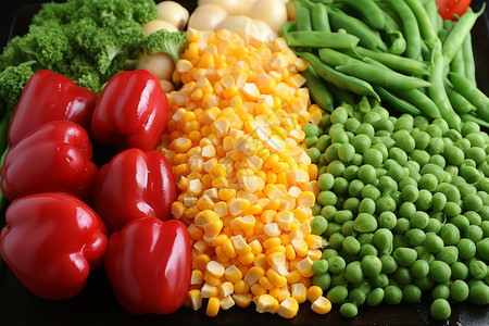 健康饮食的有机蔬菜图片