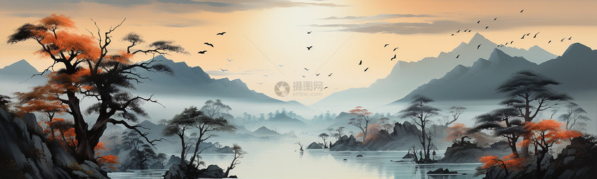 中国风画境图片