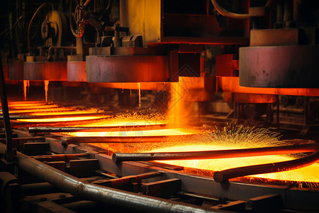 冶金的钢铁厂高清图片